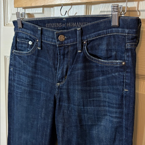 Citizens Of Humanity Dark Indigo Boot Cut Jeans - Picture 2 of 12